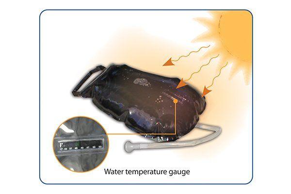 Imagem de Chuveiro solar Advanced Elements Summer Shower 9,5 L prateado