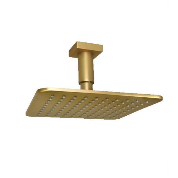 Chuveiro Teto Dom Dourado Fosco Perflex 12307023 Imagem de Chuveiro Teto Dom Dourado Fosco Perflex 12307023