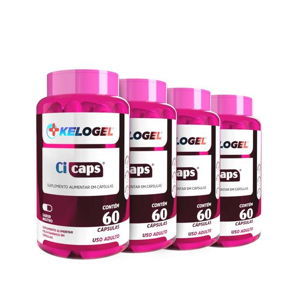 Cicaps Polivitamínico Para Cicatrização 240 Caps Kelogel Imagem de Cicaps Polivitamínico Para Cicatrização 240 Caps Kelogel