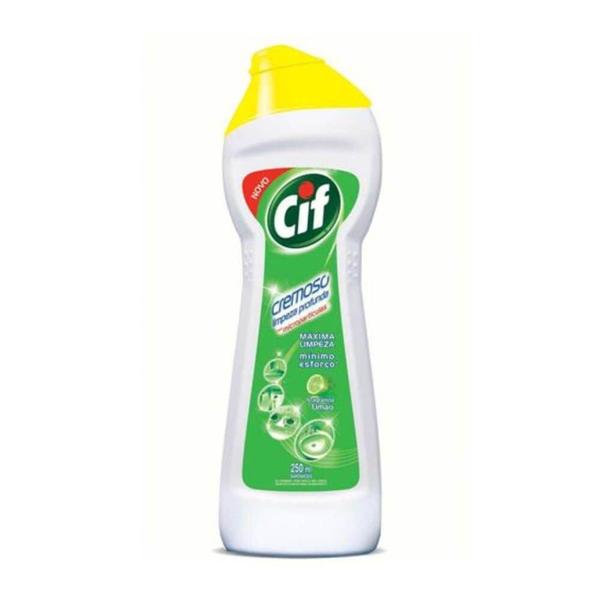 Imagem de Cif Limpeza Profunda Limpador Cremoso Limão 250ml