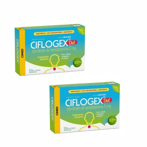 Imagem de Ciflogex Pastilhas Menta C/12 - Cimed