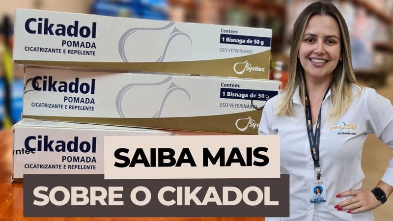 Imagem de Cikadol Pomada Cicatrizante E Repelente 50g