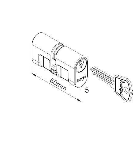 Imagem de Cilindro 5 - HAGA - Oval -  0866B