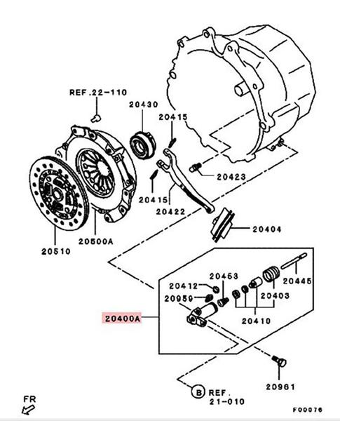 Imagem de Cilindro Auxiliar de embreagem L200 Triton - Original