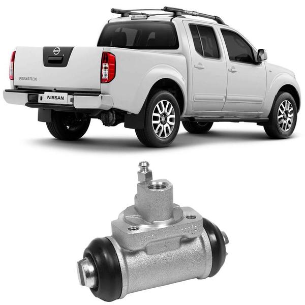 Imagem de Cilindro Burrinho Roda Nissan Frontier 2008 a 2023 Traseiro