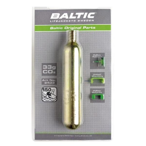 Imagem de Cilindro CO2 Baltic 33G Para Recarga de Colete auto inflavel