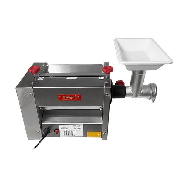 Imagem de Cilindro Laminador Bigolar Extrusor 25cm e Moedor de Carne