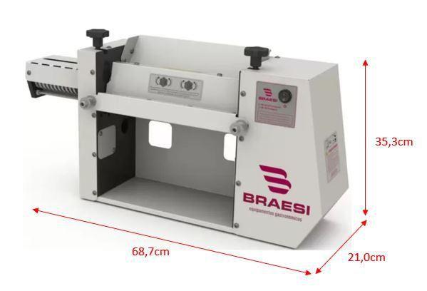 Imagem de Cilindro Laminador Compacto de Massas Elétrico CB-28 127v -  Braesi