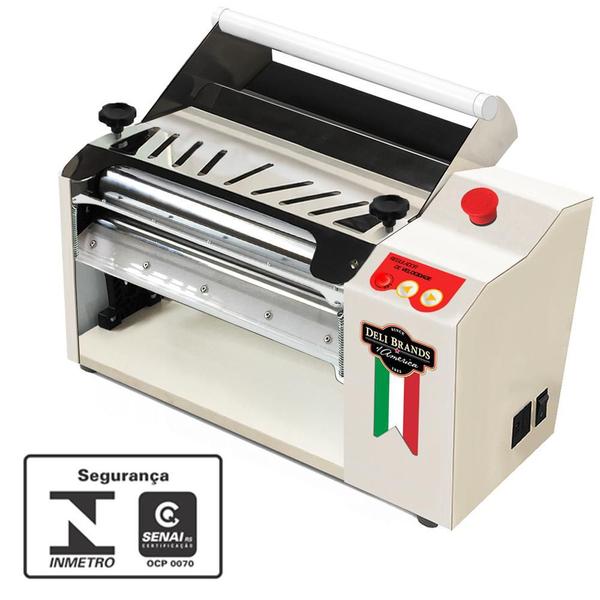 Cilindro Laminador de Massas Elétrico Pro Bivolt Regulador Velocidade Aço Carbono Inox Cozinha Saro Imagem de Cilindro Laminador de Massas Elétrico Pro Bivolt Regulador Velocidade Aço Carbono Inox Cozinha Saro