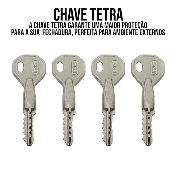 Imagem de Cilindro Miolo Tambor Tetra Stam 1800/1803 Preto 4 chaves