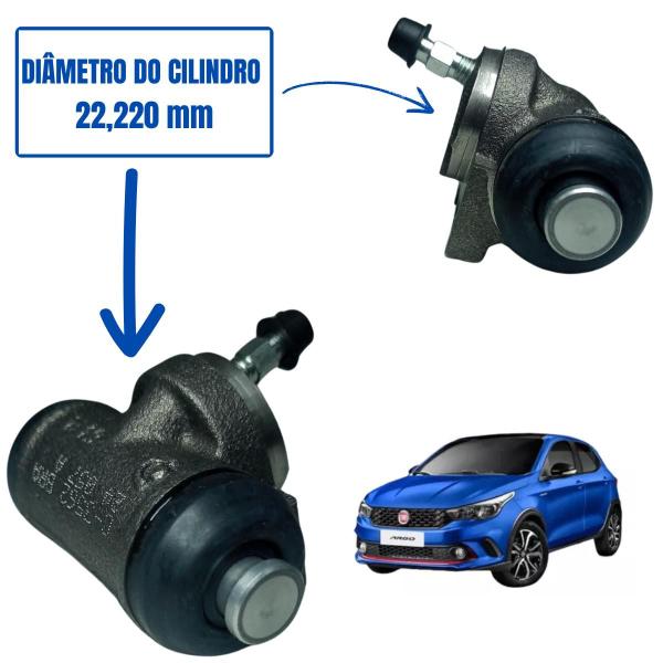 Imagem de Cilindro Roda Traseiro Controil Fiat Pulse 2021 A 2024