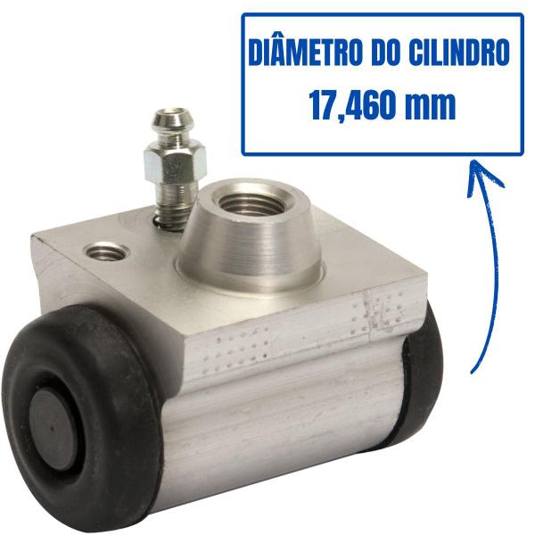 Imagem de Cilindro Roda Traseiro Controil Reanult Logan Privelege K7M 1.6 L 8V SOHC L4 2007 A 2012