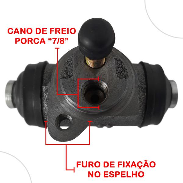 Imagem de Cilindro Roda Traseiro Direito Corsa Pick-up 95/03