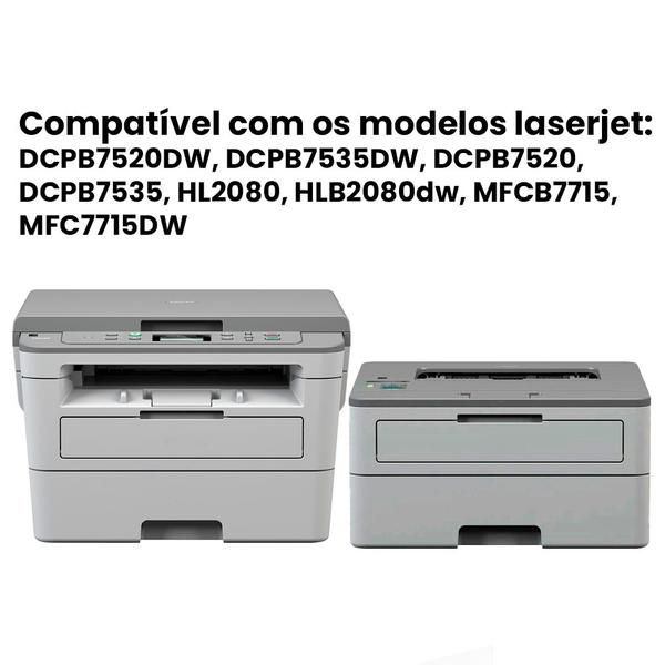 Imagem de Cilindro + Toner Compativel P/ Brother Tn-b021 B7520 B7535