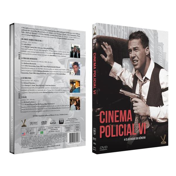 Imagem de Cinema Policial Vol. 6 - Edição Limitada com 4 Cards (Caixa com 2 Dvds)