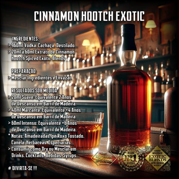 Imagem de CINNAMON HOOTCH Extrato Aditivo Spiced Flavorizante 500ml