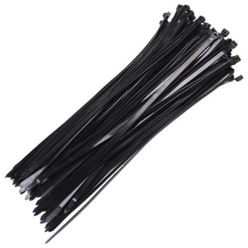 Cinta abracadeira em nylon pa66 3.6 x 150 mm pacote com 100 unidades preta - Elgin Imagem de Cinta abracadeira em nylon pa66 3.6 x 150 mm pacote com 100 unidades preta