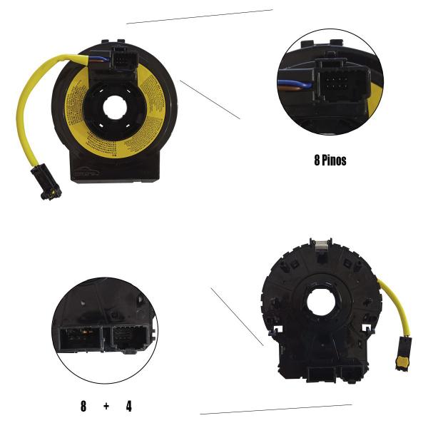 Imagem de Cinta Airbag Hard Disc C/ Controle De Som I30 2007 A 2011