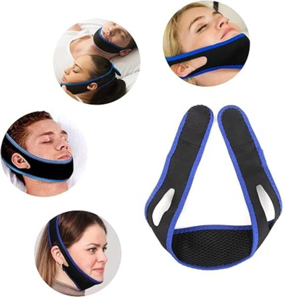 Cinta Anti Ronco e Apneia Faixa Ajustável para Sono Sem Interrupções e Melhor Respiração Noturna Boca Fechada Sono Tranquilo - LOJA DIGITAL MARCO FERRARI ENVIO Imagem de Cinta Anti Ronco e Apneia Faixa Ajustável para Sono Sem Interrupções e Melhor Respiração Noturna Boca Fechada Sono Tranquilo