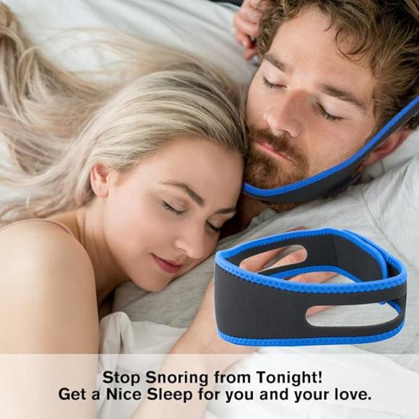 Cinta Anti Ronco e Apneia Faixa Ajustável para Sono Sem Interrupções e Melhor Respiração Noturna Boca Fechada Sono Tranquilo - LOJA DIGITAL MARCO FERRARI ENVIO Imagem de Cinta Anti Ronco e Apneia Faixa Ajustável para Sono Sem Interrupções e Melhor Respiração Noturna Boca Fechada Sono Tranquilo