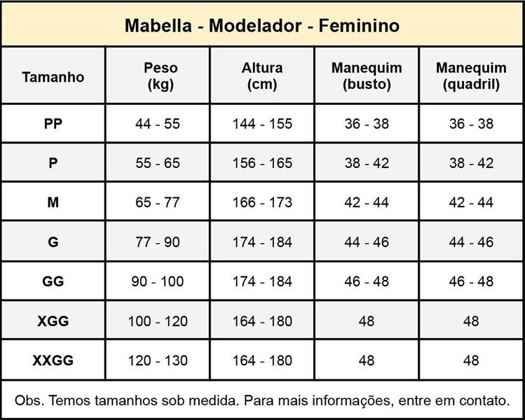 Imagem de Cinta Calção Cirúrgica Modeladora Curta Emana 2082 - Mabella