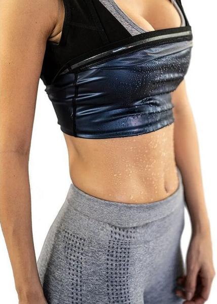 Imagem de Cinta Camisa Termica Academia Regata Modeladora Camiseta Queima Gorduras Barriga Sauna Feminina