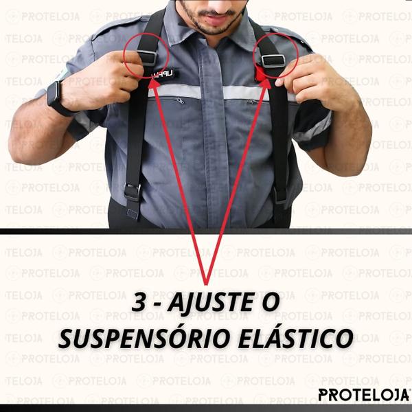 Imagem de Cinta Colete Para Postura Lombar Costas Corretor Protetor Colete Postural Neoprene