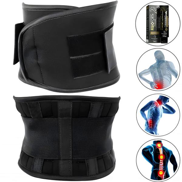 Cinta Coluna Lombar Alivia Dor Ciático Fibromialgia + Premium - Aoyama Imagem de Cinta Coluna Lombar Alivia Dor Ciático Fibromialgia + Premium