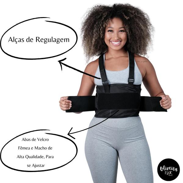 Imagem de Cinta Coluna Lombar Ergonômica Postura Proteção Alivia Dor Com Placa De EVA Pega Peso