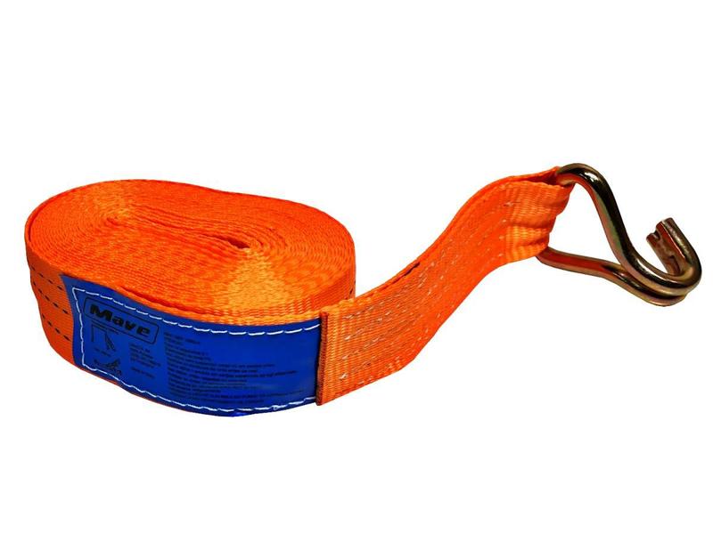 Cinta Com Catraca Amarração para Carga 9M x 50MM 2000KG Mave MV32 Gancho J Imagem de Cinta Com Catraca Amarração para Carga 9M x 50MM 2000KG Mave MV32 Gancho J