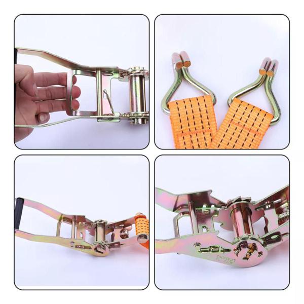 Cinta Com Catraca Carga 5 T 50mm 10metro Caminhão Amarração - time Imagem de Cinta Com Catraca Carga 5 T 50mm 10metro Caminhão Amarração