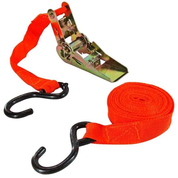 Cinta com Catraca para Amarração de Garga até 100 KG 4,5 Metros x 2,5 CM F-15 WESTERN Imagem de Cinta com Catraca para Amarração de Garga até 100 KG 4,5 Metros x 2,5 CM F-15 WESTERN