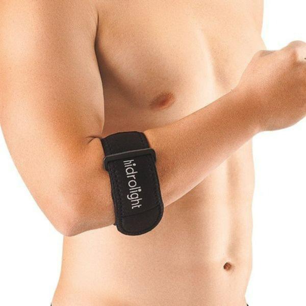 Cinta Cotovelo Epicondilite Tennis Elbow Ajustavel Neoprene - Unico - Hidrolight Imagem de Cinta Cotovelo Epicondilite Tennis Elbow Ajustavel Neoprene - Unico