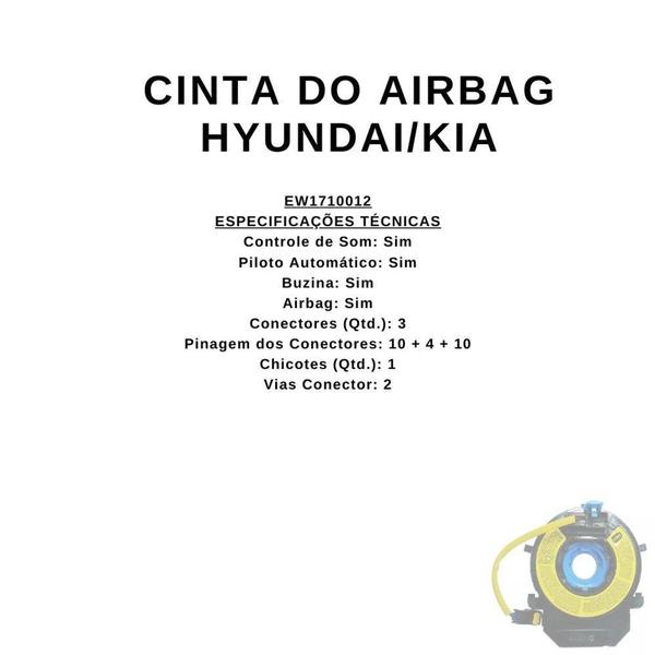 Imagem de Cinta do Airbag Kia Sportage Cerato Hyundai I30 Ix35 EW1710012 - Eletricway