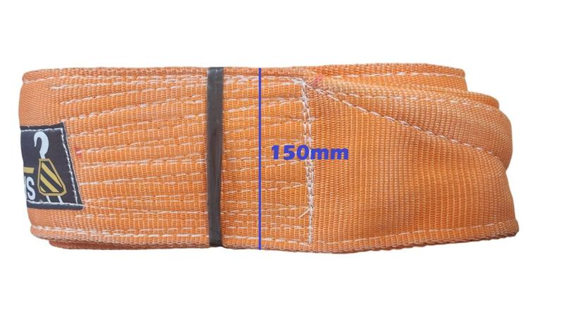 Imagem de Cinta Elevação Carga 10Ton x 4Mt x 150mm Fator Segurança 7:1 Laranja