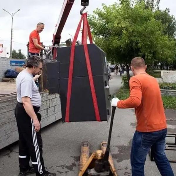 Imagem de Cinta Elevaçao Carga 5 Toneladas 8 Metros Reforçada Resistente Guincho Guindaste Reboque Obra Construçao Transporte Pesado Navio Carro Mudança