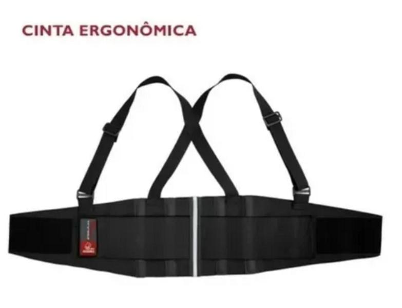 Imagem de Cinta Ergonômica Lombar Para Proteção De Coluna Steelflex