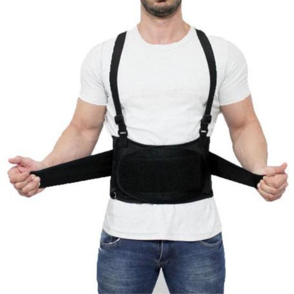 Imagem de Cinta Ergonomica Masculina Faixa Abdominal Lombar