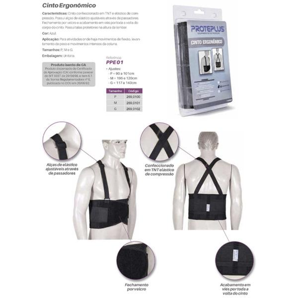 Cinta ergonômico de segurança - Proteplus Imagem de Cinta ergonômico de segurança - Proteplus