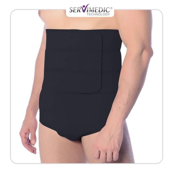 Imagem de Cinta Faixa Abdominal Elastica Unissex 22,5Cm - Xg