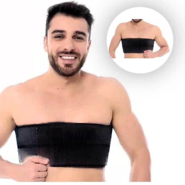 Imagem de Cinta Faixa Torácica Costela Abdominal Elástica 2 Gomos Paineis