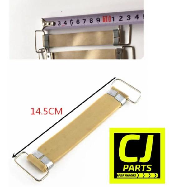 Imagem de Cinta Fita Borracha Presilha Baterias Motos( 3 Unidades )