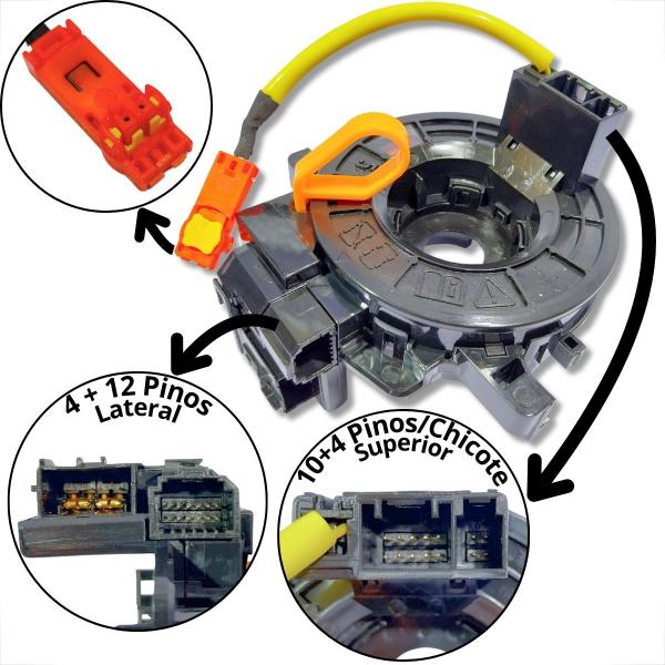 Imagem de Cinta fita de airbag toyota corolla 01 a 14 / etios / hilux / sw4 / yaris diversos anos e modelos