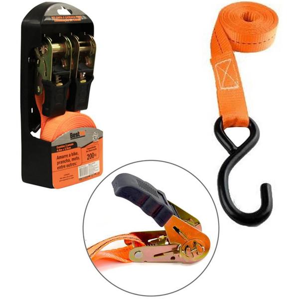 Cinta/Fita Para Prender Carga Max 200 Kg Com Catraca - Bestfer Imagem de Cinta/Fita Para Prender Carga Max 200 Kg Com Catraca