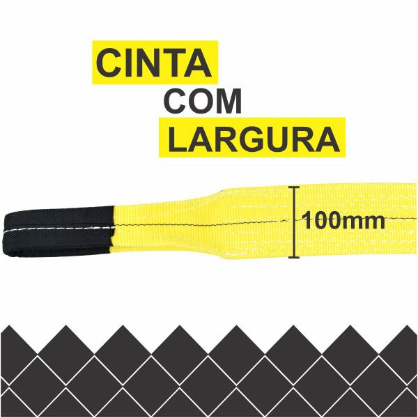 Imagem de Cinta Fita para Reboque 10 ton x 16 mts - 4x4 Off Road Trilhas com Bolsa para Transporte