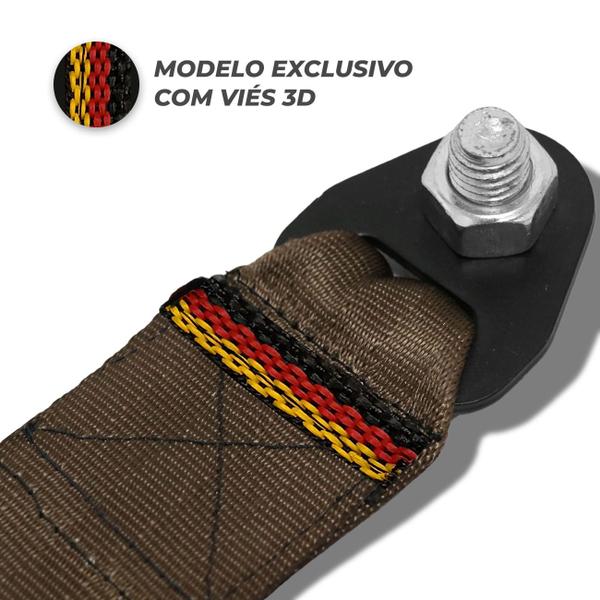 Imagem de Cinta Fita Reboque Tow Strap Com Viés 3D Personalizado OMP Capacidade 2 Toneladas Universal