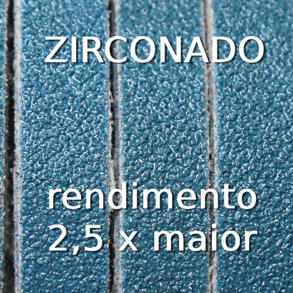 Imagem de Cinta Lixa 330x12mm Zircônia Lixadeira Pneumatica Kit com 7