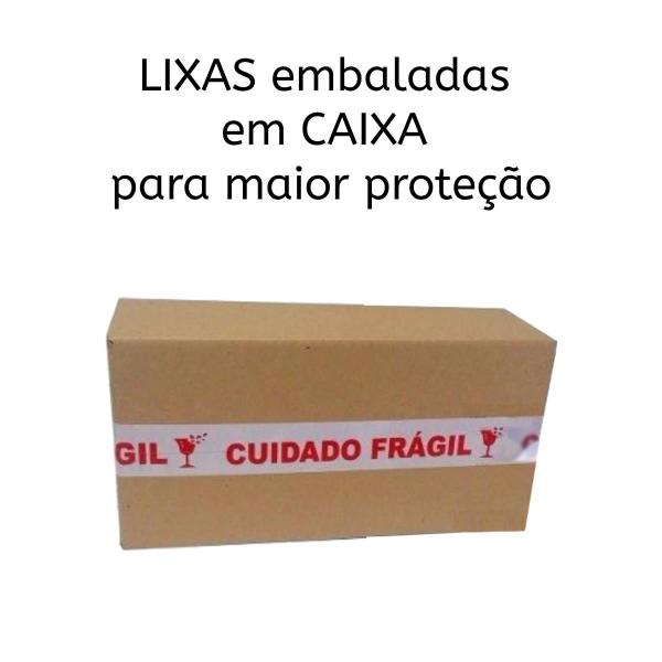 Imagem de Cinta Lixa 533x75 Grão 80 Cutelaria Metal Lixadeira Kit 7 Un