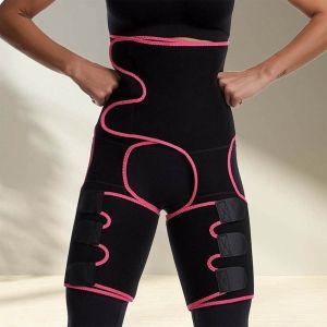 Imagem de Cinta Modeladora 3 em 1 Abdominal Coxa Bumbum Quadril 2XL/3XL Cintura e Musculos