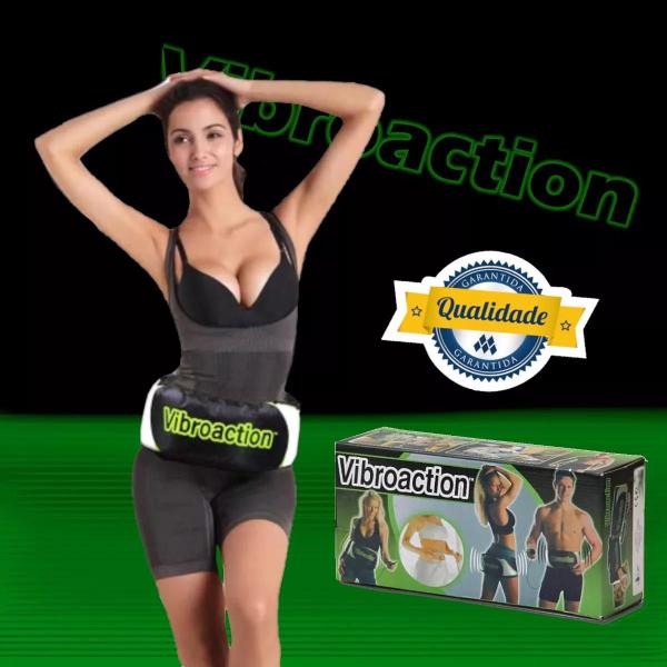 Imagem de Cinta Modeladora Abdominal Vibratória Ajustavel Tonificador unisex